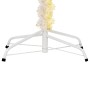 Albero di Natale Artificiale Punte Iridescenti Bianco 180cm PVC