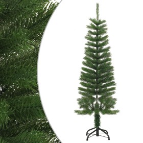 Albero di Natale Artificiale Sottile con Base 120 cm PE