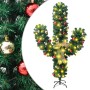 Cactus di Natale con Base e LED Verde 150 cm PVC