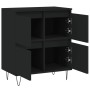 Credenza Nero 60x35x70 cm in Legno Multistrato