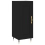 Credenza Nero 34,5x34x90 cm in Legno Multistrato