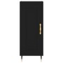 Credenza Nero 34,5x34x90 cm in Legno Multistrato