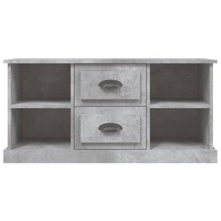 Mobile Porta TV Grigio Cemento 99,5x35,5x48cm Legno Multistrato