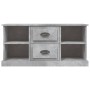 Mobile Porta TV Grigio Cemento 99,5x35,5x48cm Legno Multistrato