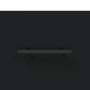 Credenza Nera 69,5x34x180 cm in Legno Multistrato
