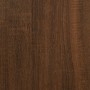 Credenza Rovere Marrone 69,5x32,5x180 cm Legno Multistrato