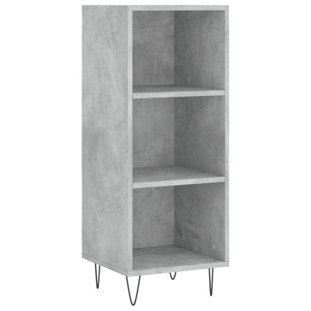 Credenza Grigio Cemento 34,5x32,5x180 cm in Legno Multistrato