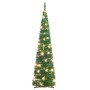 Albero di Natale Artificiale Pop-up con 50 LED Verde 120 cm