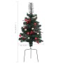 Alberi di Natale Artificiale per Viali 2 pz 76 cm in PVC