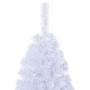 Albero di Natale Artificiale con Rami Spessi Bianco 240 cm PVC