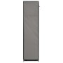 Armadio con Scomparti e Aste Grigio 150x45x175 cm in Tessuto