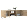 Mobile Porta TV Rovere Sonoma 150x30x50 cm in Legno Multistrato