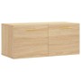 Mobile a Parete Rovere Sonoma 80x36,5x35 cm Legno Multistrato