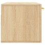 Mobile a Parete Rovere Sonoma 80x36,5x35 cm Legno Multistrato