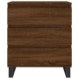 Credenza Rovere Marrone 60x35x70 cm in Legno Multistrato