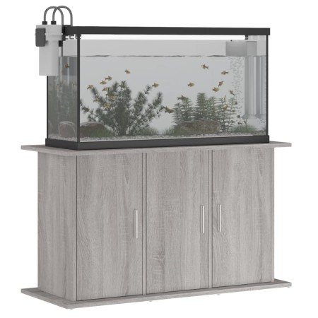 Supporto Acquario 101x41x58 cm Legno Multistrato Grigio Sonoma