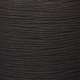 Capi Fioriera Nature Rib Rotonda 43x41 cm Nera KBLR933