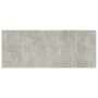 Testiera Letto con Comodini in Legno Multistrato Grigio Cemento