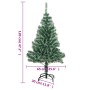 Albero di Natale Artificiale con Neve Fioccata Verde 120 cm