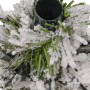 Albero Natale Artificiale Incernierato con Neve Fioccata 180 cm