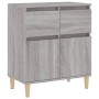 Credenza Grigio Sonoma 60x35x70 cm in Legno Multistrato