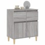 Credenza Grigio Sonoma 60x35x70 cm in Legno Multistrato