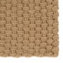 Tappeto Rettangolare Naturale 180x250 cm in Juta