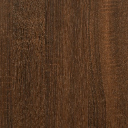 Contenitore Vinili Rovere Marrone 71x34x36 cm Legno Multistrato