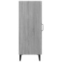 Credenza Grigio Sonoma 34,5x34x90 cm in Legno Multistrato