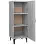 Credenza Grigio Sonoma 34,5x34x90 cm in Legno Multistrato