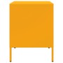 Comodino Giallo Senape 36x39x50,5 cm in Acciaio