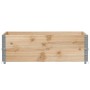 Fioriera da Giardino Marrone 120x80 cm Legno Massello di Pino