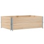 Fioriera da Giardino Marrone 120x80 cm Legno Massello di Pino