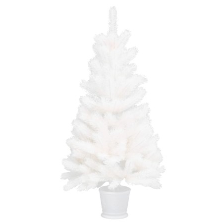 Albero di Natale Artificiale con Aghi Realistici Bianco 90 cm