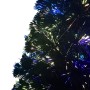 Albero di Natale con Supporto Verde 210 cm in Fibra Ottica
