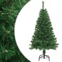 Albero di Natale Artificiale con Rami Spessi Verde 150 cm PVC