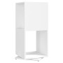 Armadietto Girevole Bianco 34,5x34,5x75,5 cm in Truciolato