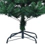 Albero di Natale Artificiale Punte Iridescenti Verde 120 cm PVC