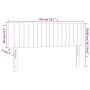 Testiere 2 pz Blu 72x5x78/88 cm in Tessuto