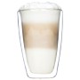 HI Set Bicchieri Latte Macchiato 2 pz 400 ml Trasparente