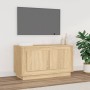 Mobile Porta TV Rovere Sonoma 80x35x45 cm in Legno Multistrato