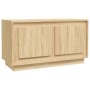 Mobile Porta TV Rovere Sonoma 80x35x45 cm in Legno Multistrato