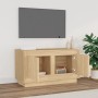 Mobile Porta TV Rovere Sonoma 80x35x45 cm in Legno Multistrato