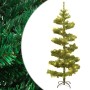 Albero di Natale Preilluminato con Vaso Verde 150 cm in PVC