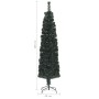 Albero Natale Artificiale Sottile Supporto 180 cm Fibra Ottica