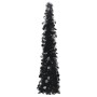 Albero di Natale Artificiale Apribile Nero 120 cm PET