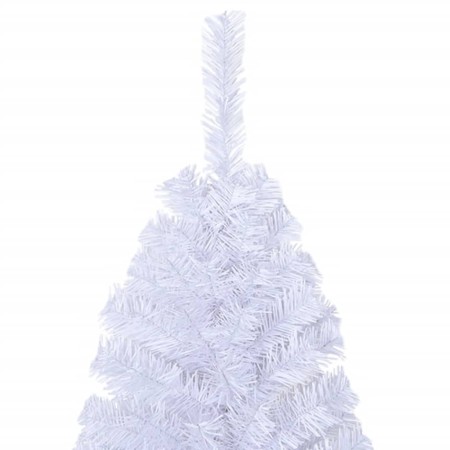 Albero di Natale Artificiale con Rami Spessi Bianco 120 cm PVC