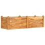 Fioriera Rialzata da Giardino 160x60x44cm Legno Massello Acacia