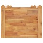 Fioriera Rialzata da Giardino 160x60x44cm Legno Massello Acacia