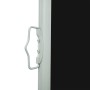 Tenda Laterale Retrattile per Patio 600x160 cm Nera